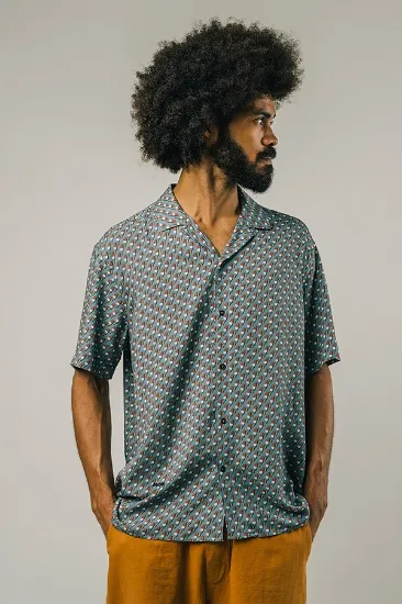 חולצה Gelati Aloha Shirt  Blue 